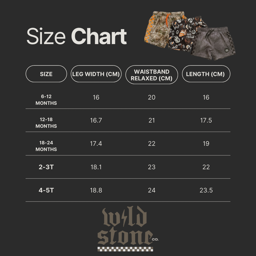 Camo checkered boardshorts