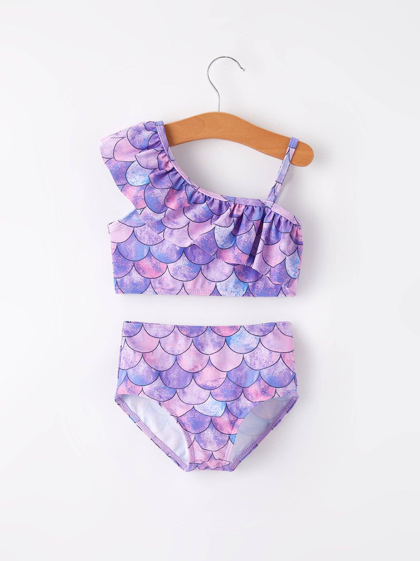 Swimsuit Mermaid in Purple| Rylee Faith Designs