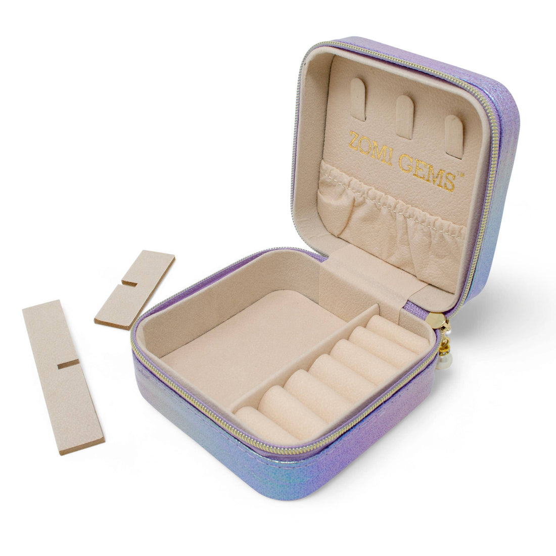 Girl's Sparking Sequin Heart Jewelry Box