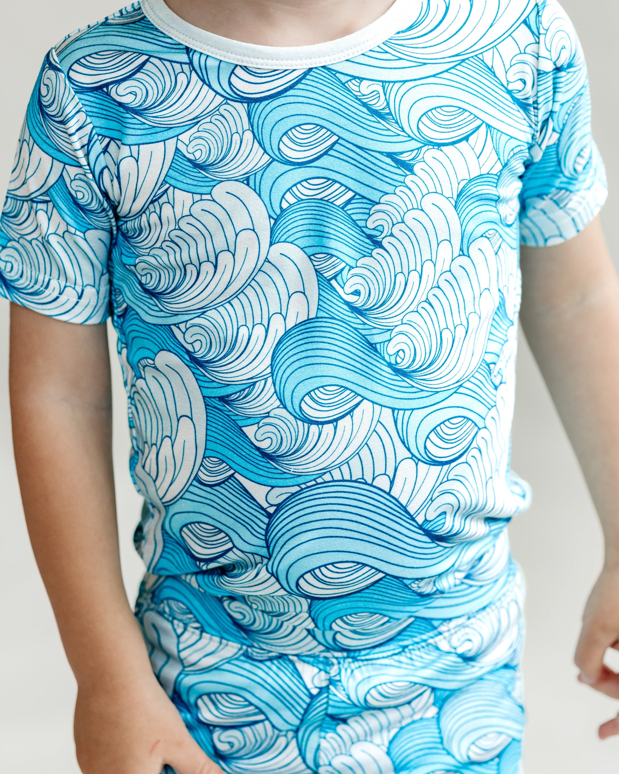 Pijama||Bamboo Shorts Set Lucky Panda Kids