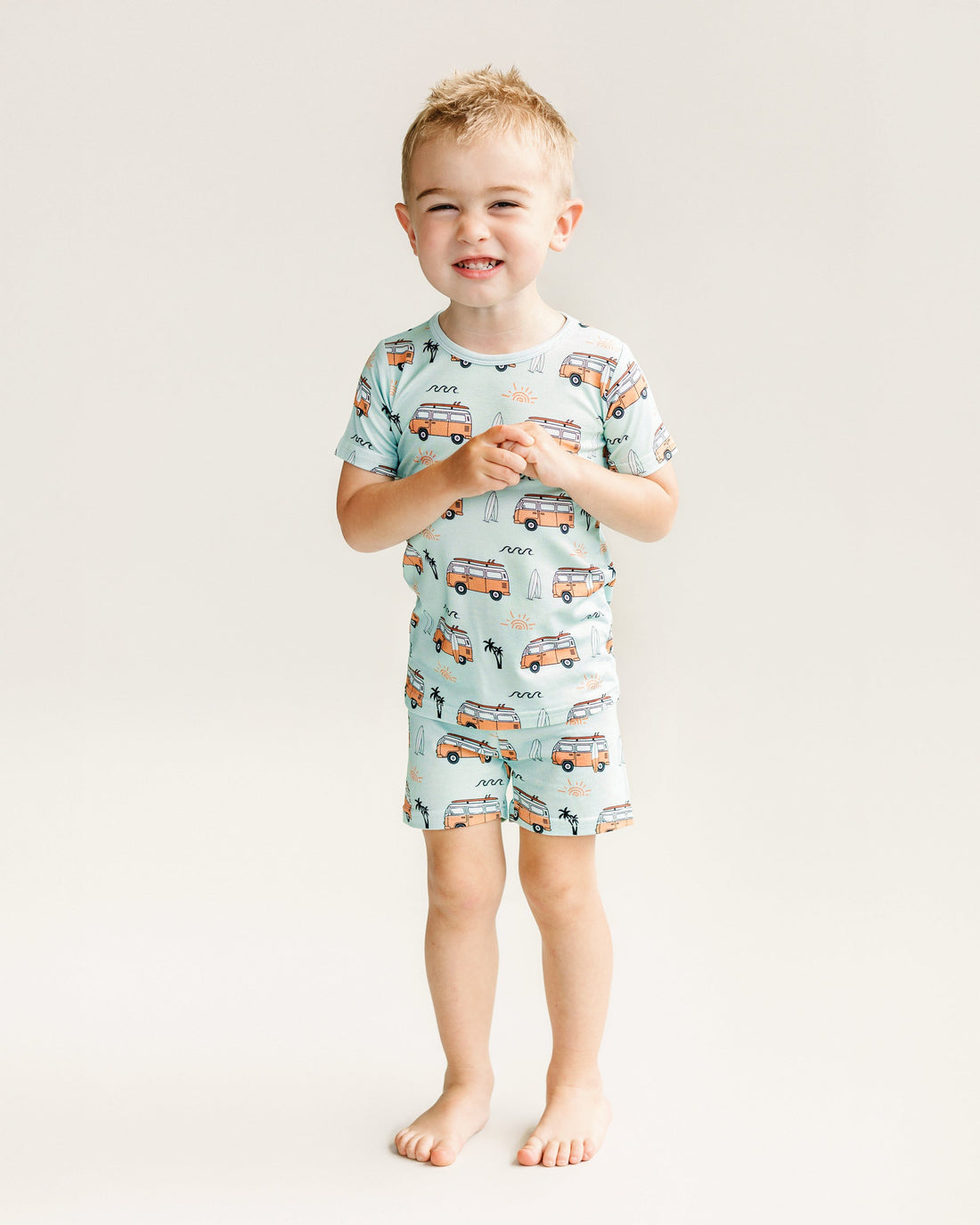 Bamboo Shorts Set | Retro Beach