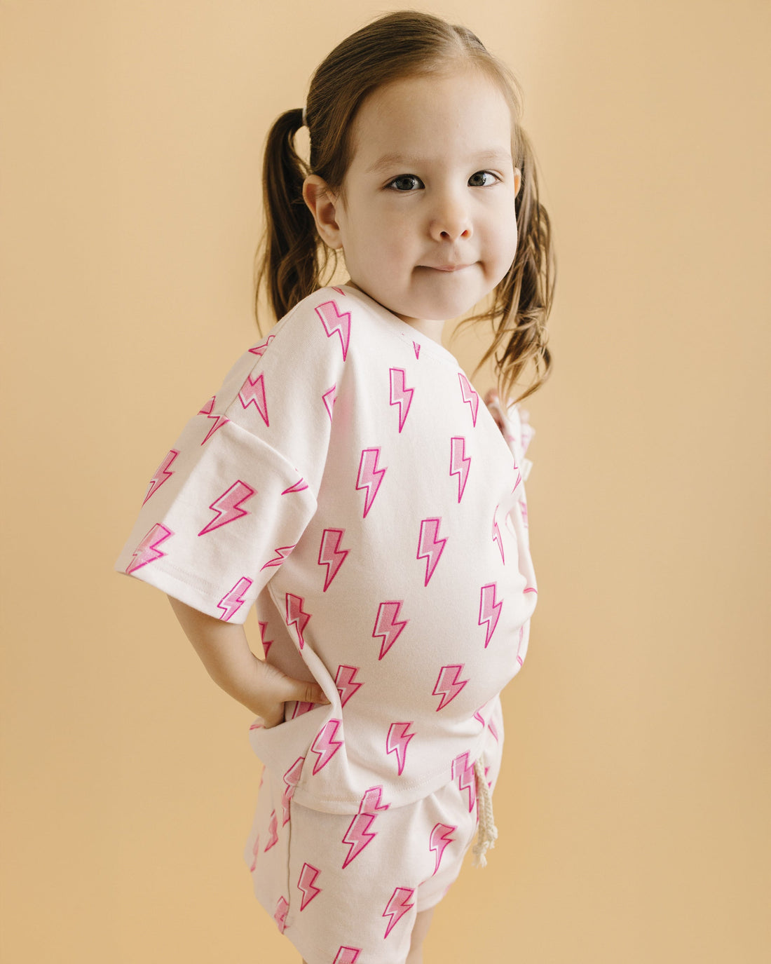 Shorts Set | Pink Bolts