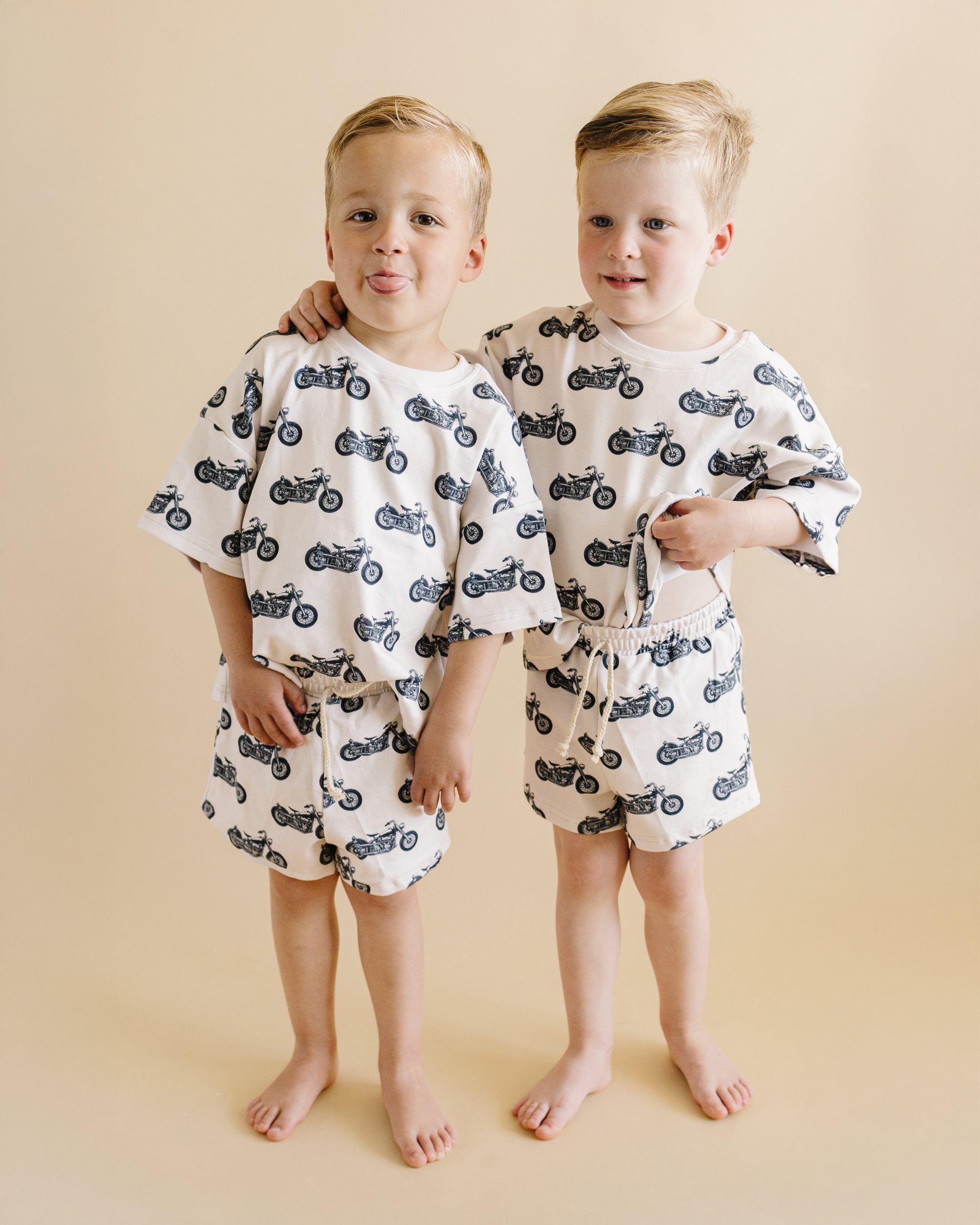 Shorts Set | Born to Ride LUCKY PANDA KIDS