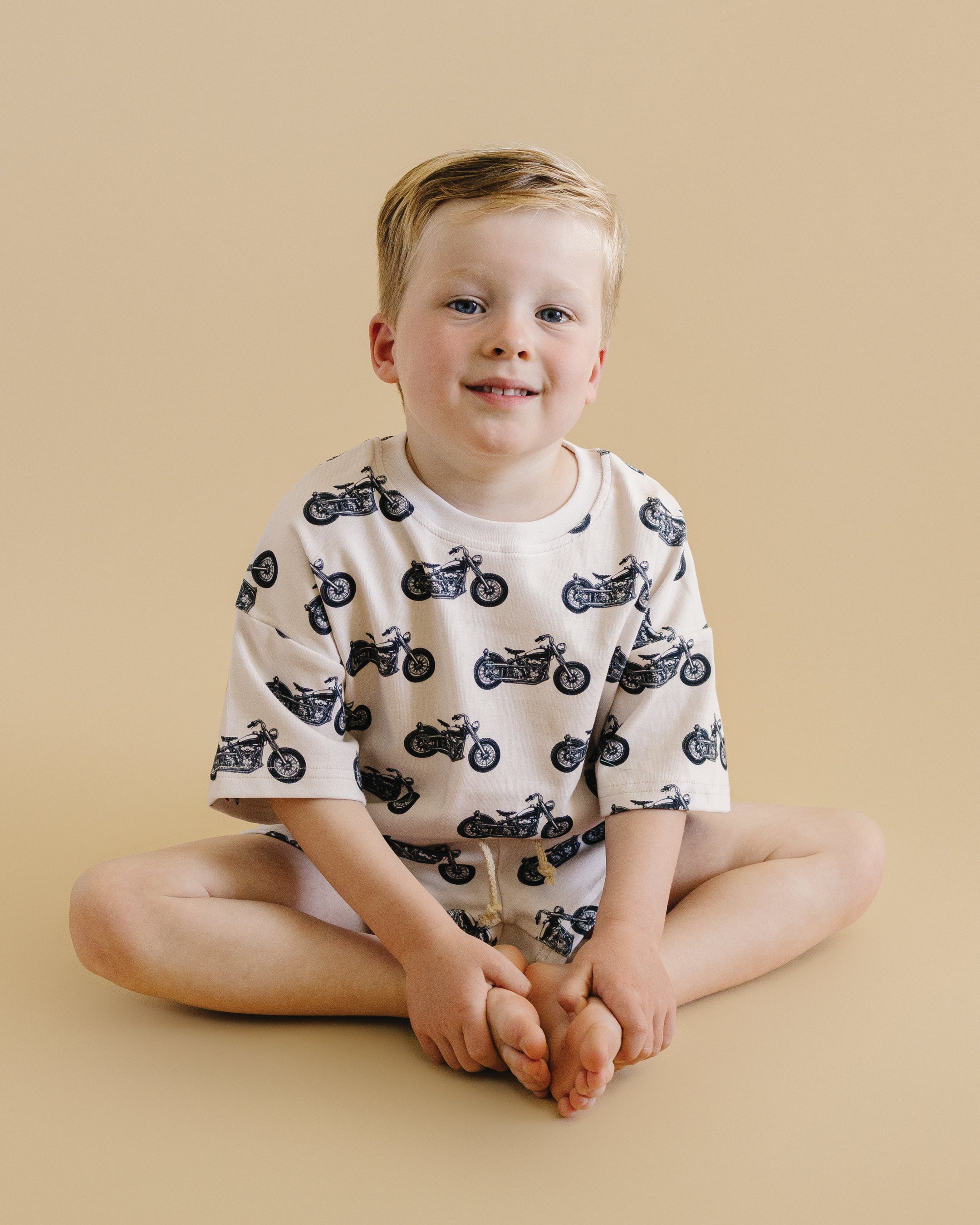 Shorts Set | Born to Ride LUCKY PANDA KIDS