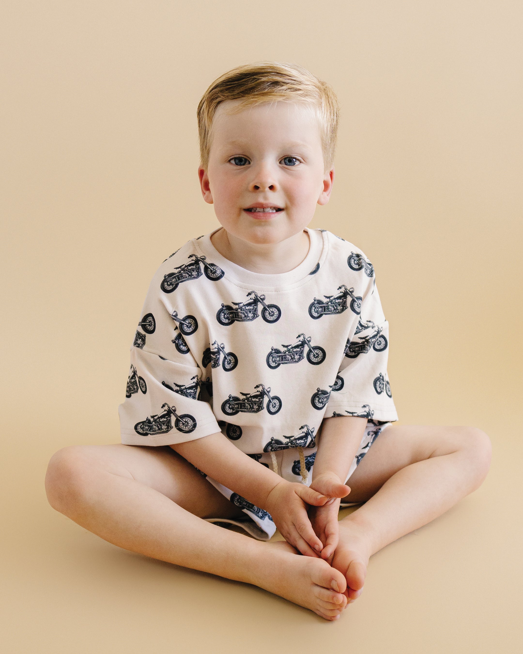 Shorts Set | Born to Ride LUCKY PANDA KIDS