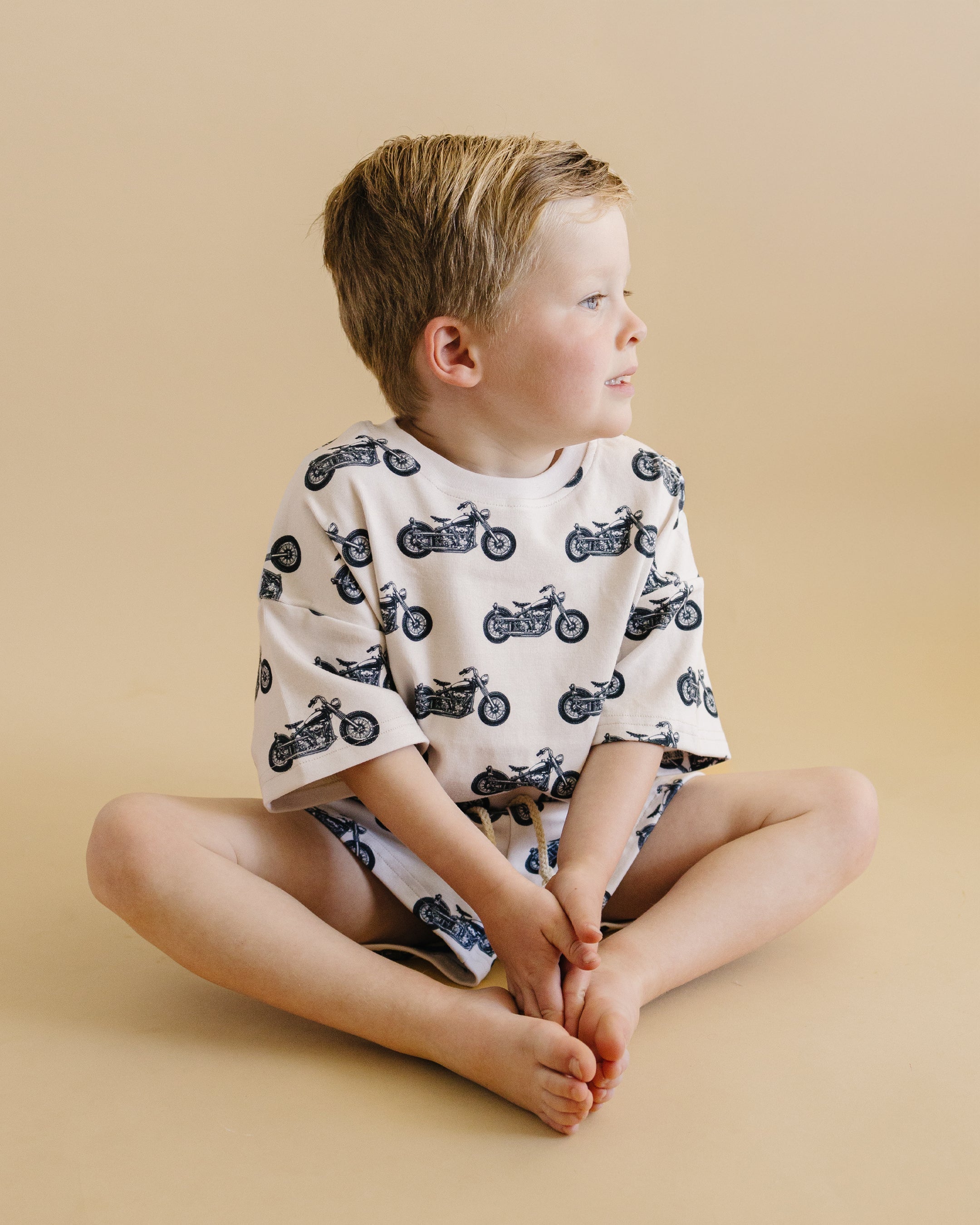 Shorts Set | Born to Ride LUCKY PANDA KIDS