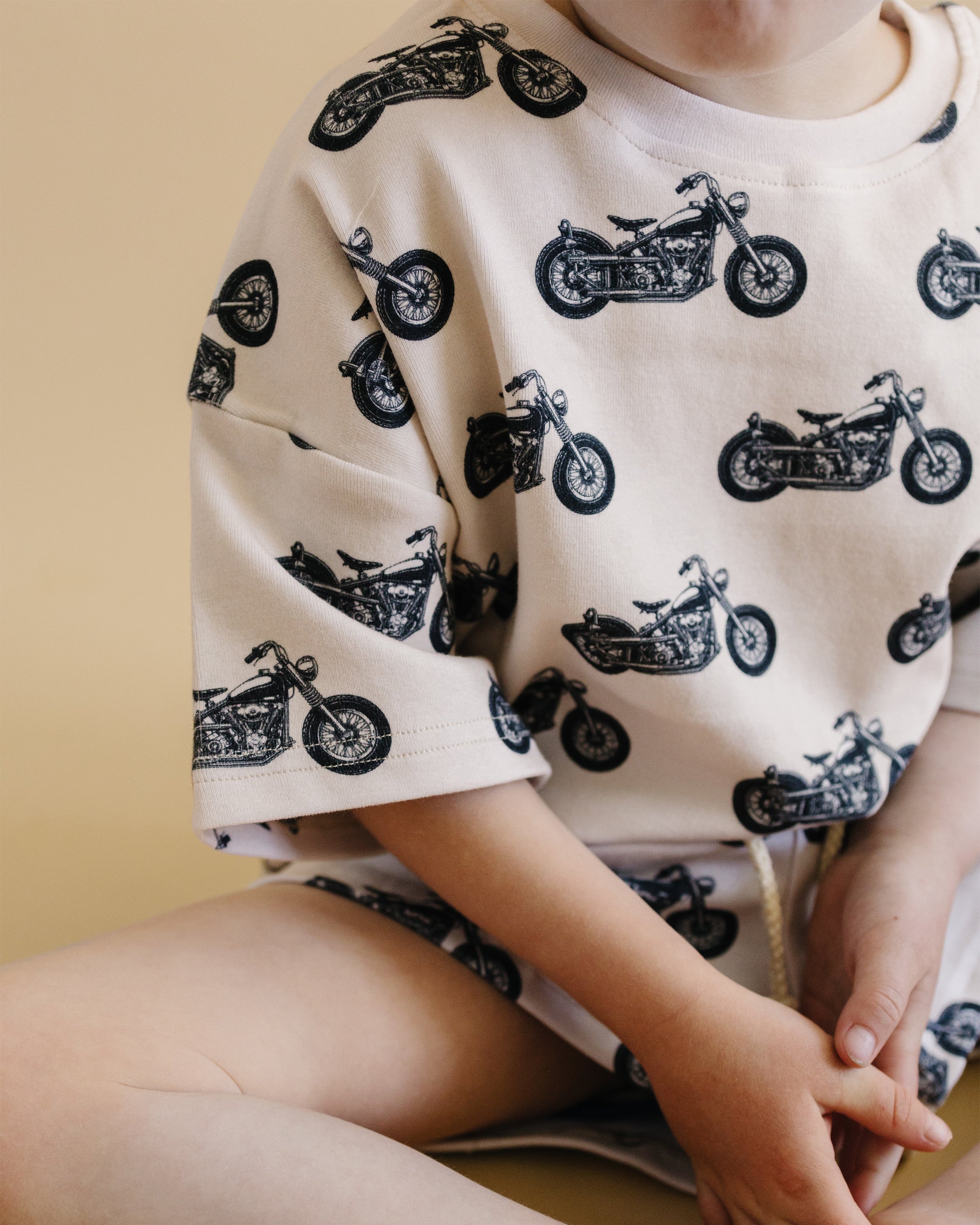 Shorts Set | Born to Ride LUCKY PANDA KIDS