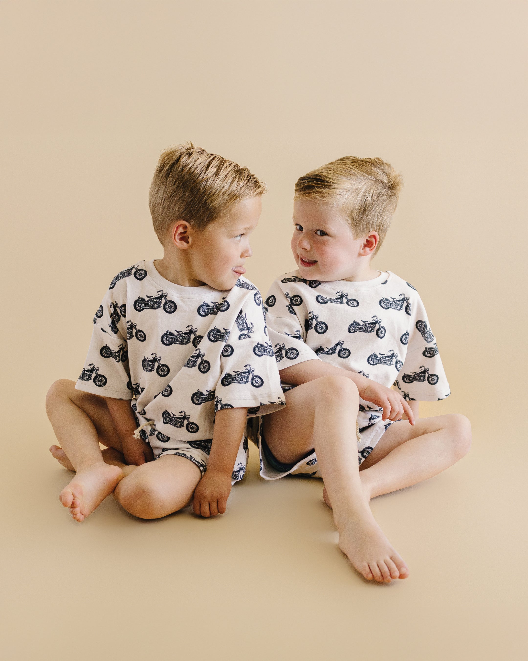 Shorts Set | Born to Ride LUCKY PANDA KIDS