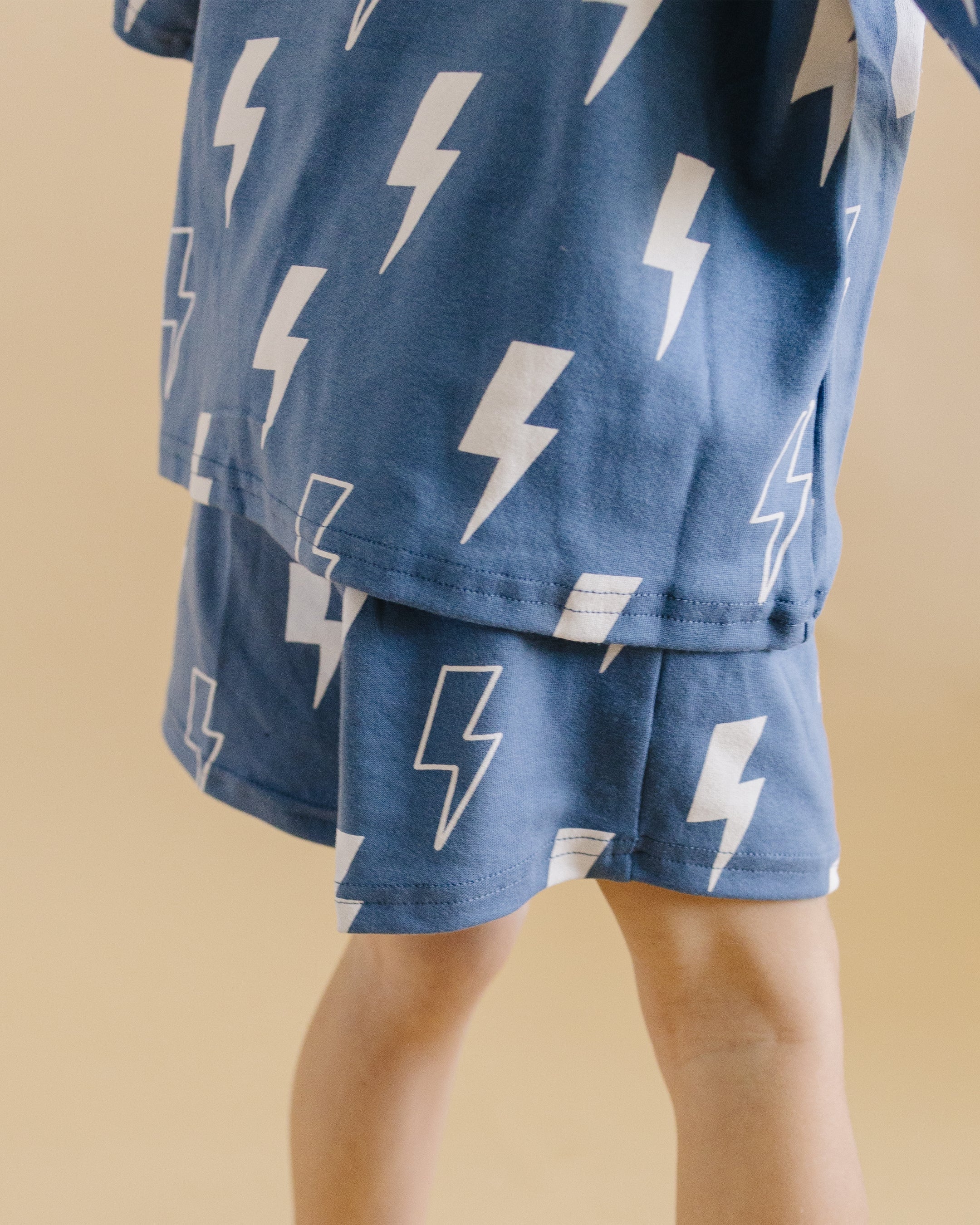 Shorts Set | Blue Bolts LUCKY PANDA KIDS