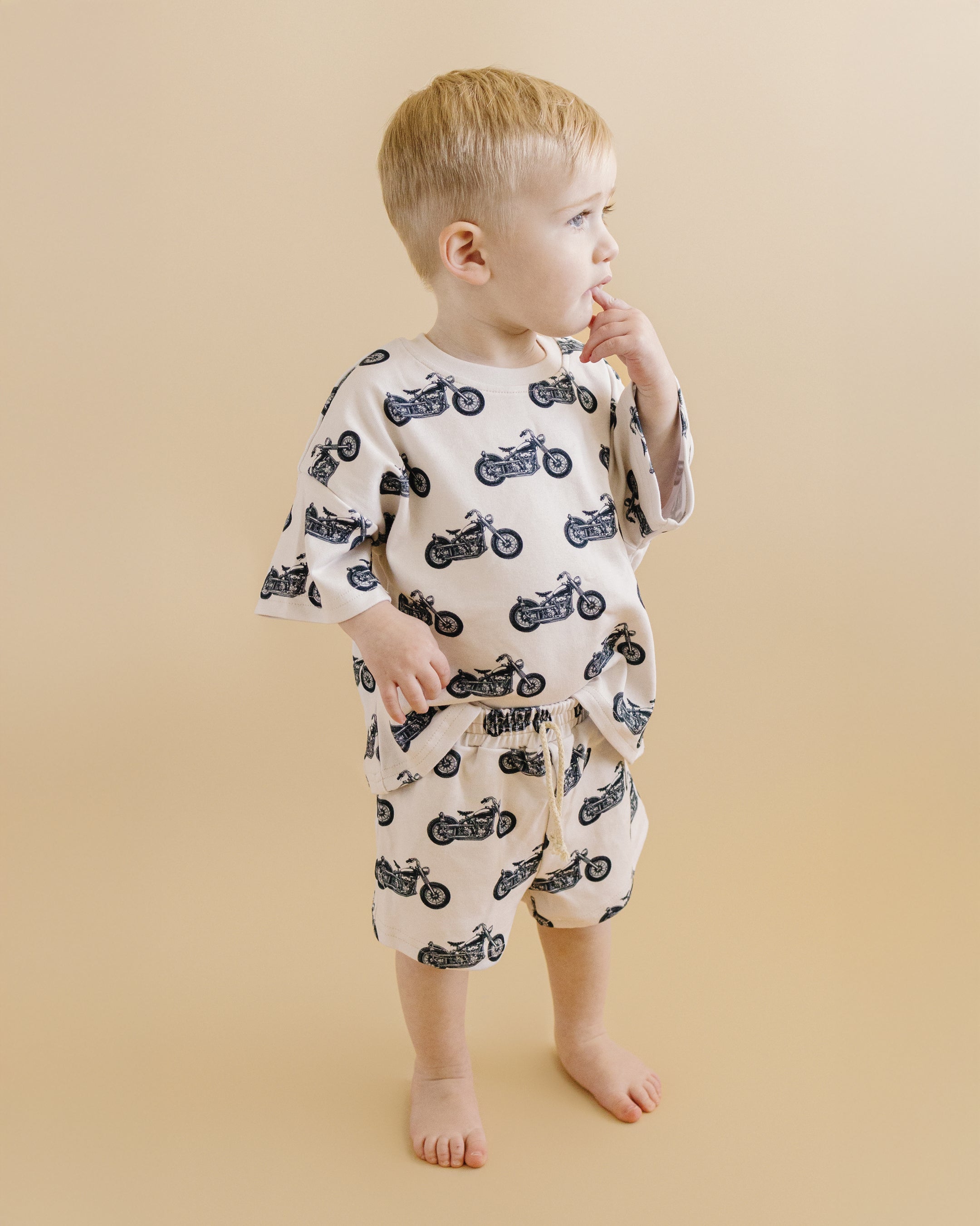 Shorts Set | Born to Ride LUCKY PANDA KIDS