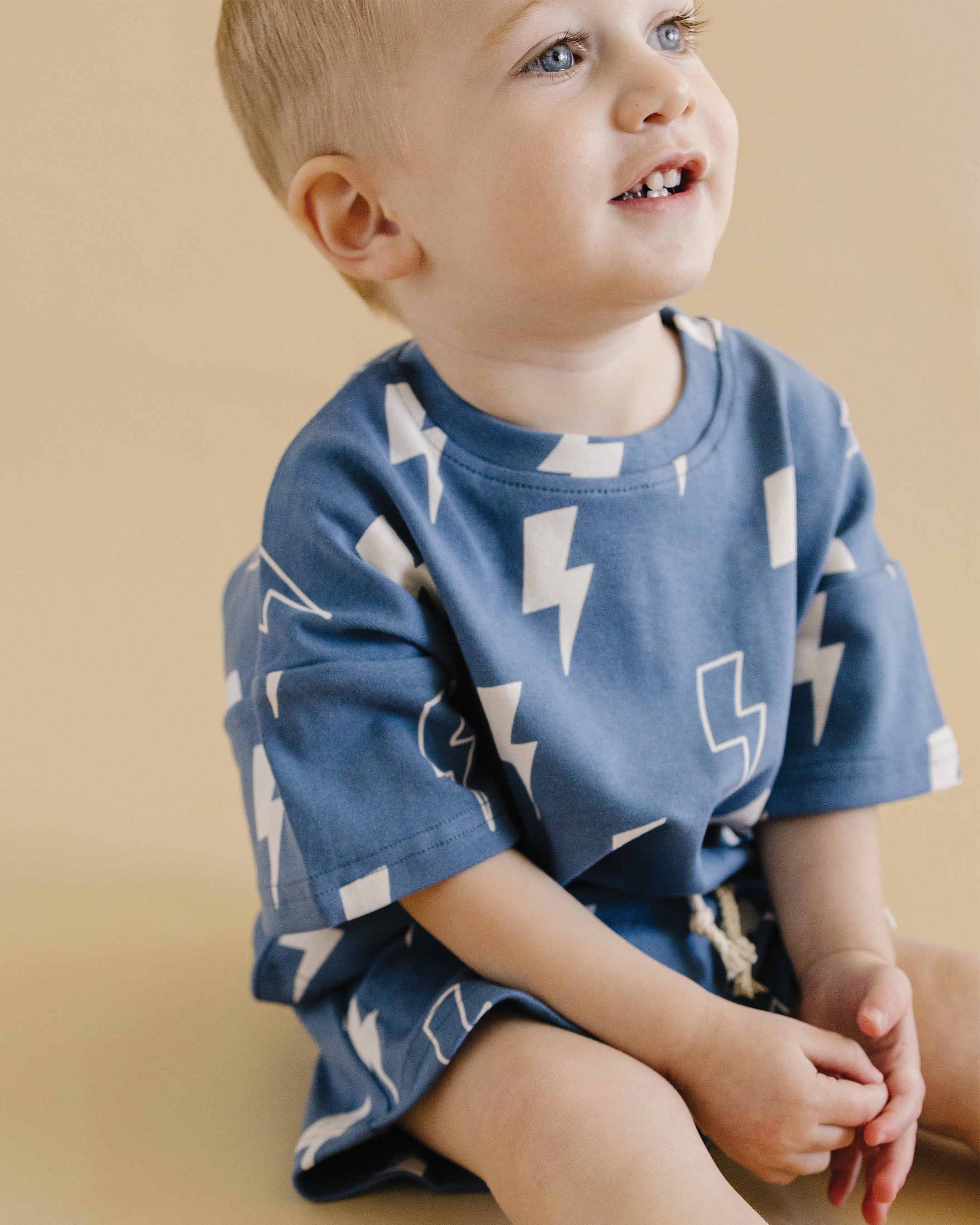 Shorts Set | Blue Bolts LUCKY PANDA KIDS