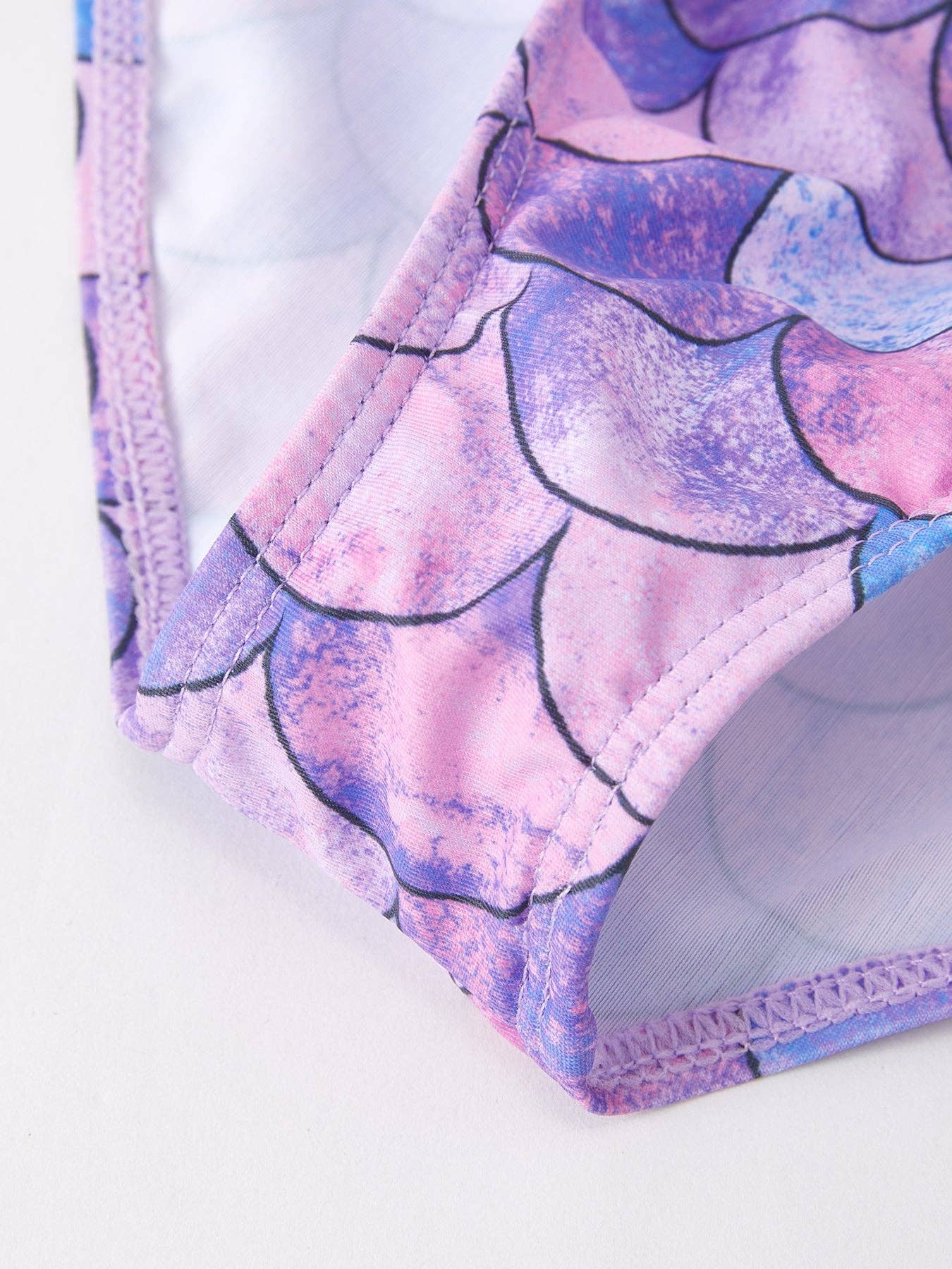 Swimsuit Mermaid in Purple| Rylee Faith Designs