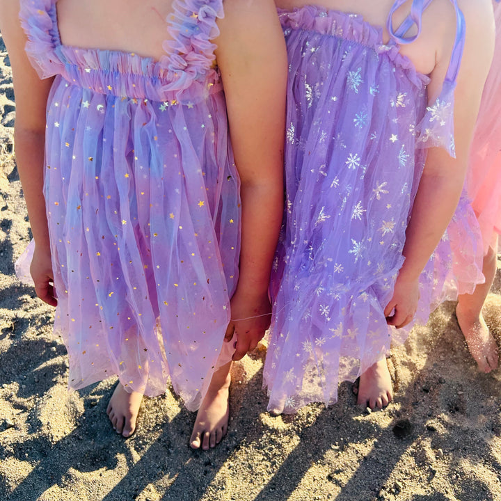 Dress || Purple Star Tulle Dress