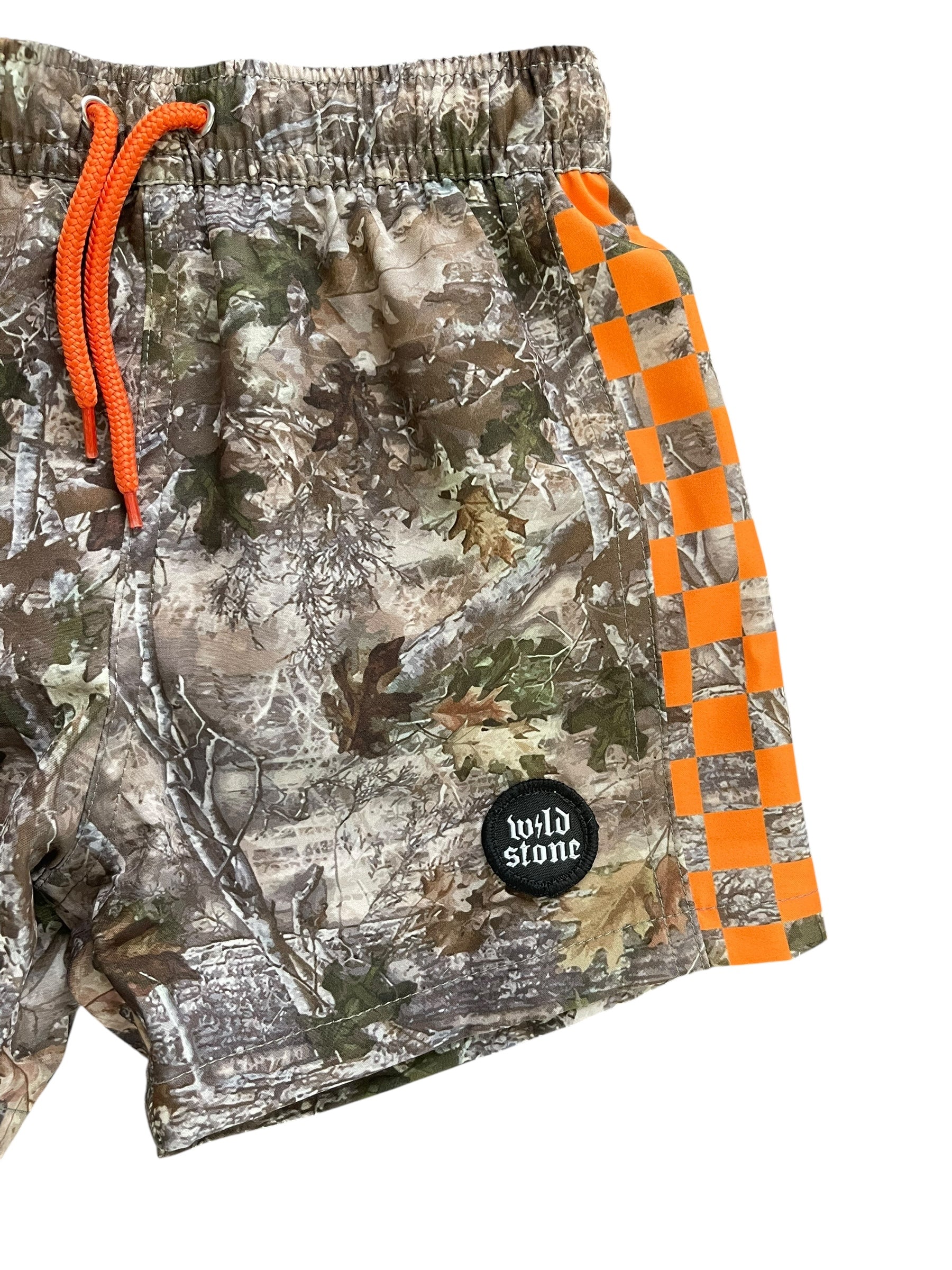 Camo checkered boardshorts