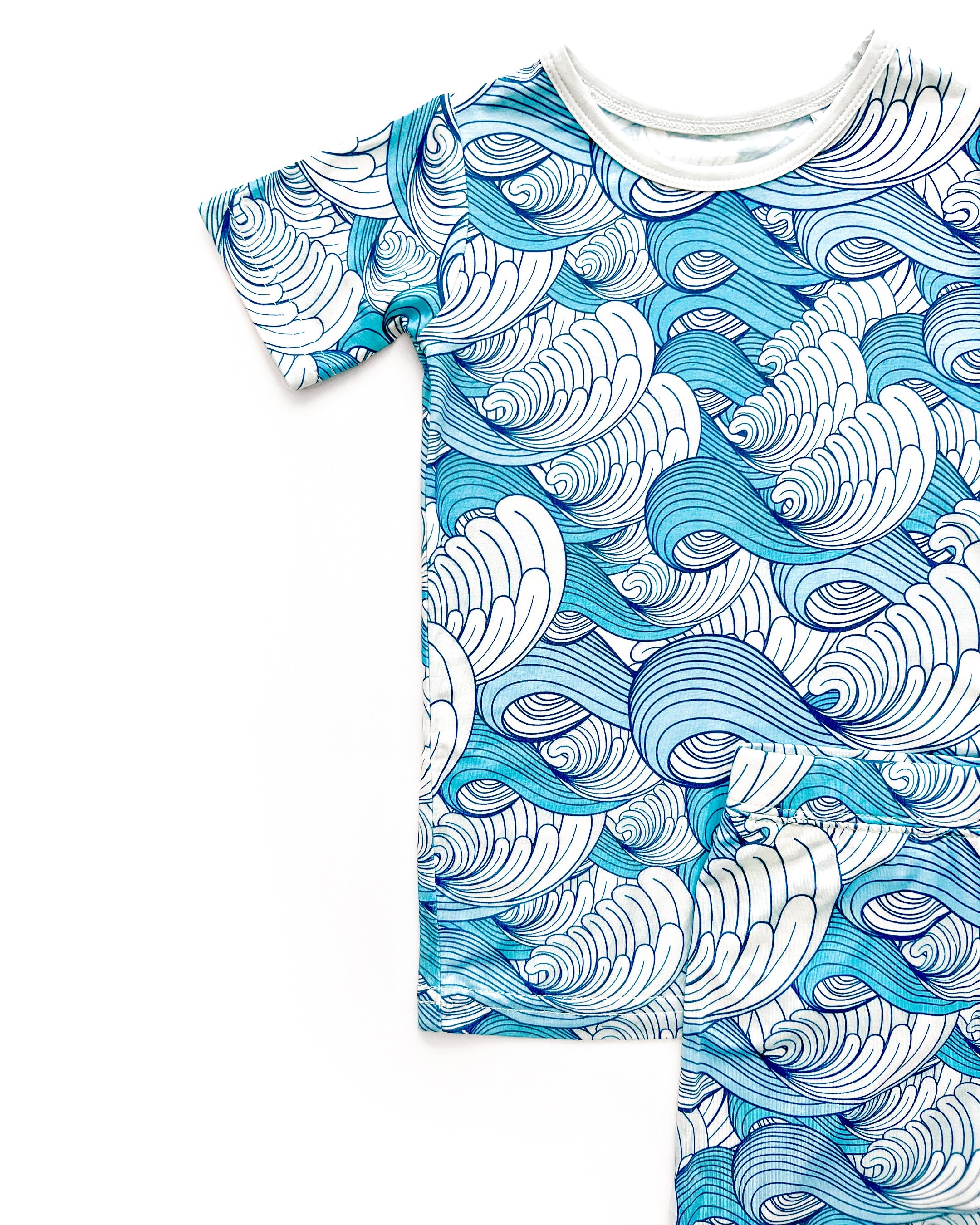 Pijama||Bamboo Shorts Set Lucky Panda Kids