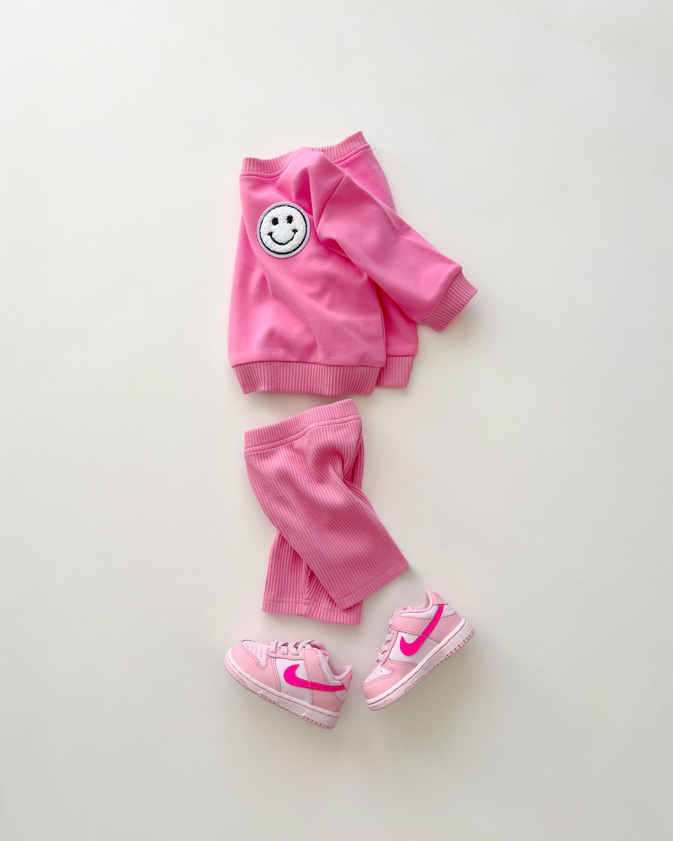 Biker Shorts Set | Pink LUCKY PANDA KIDS