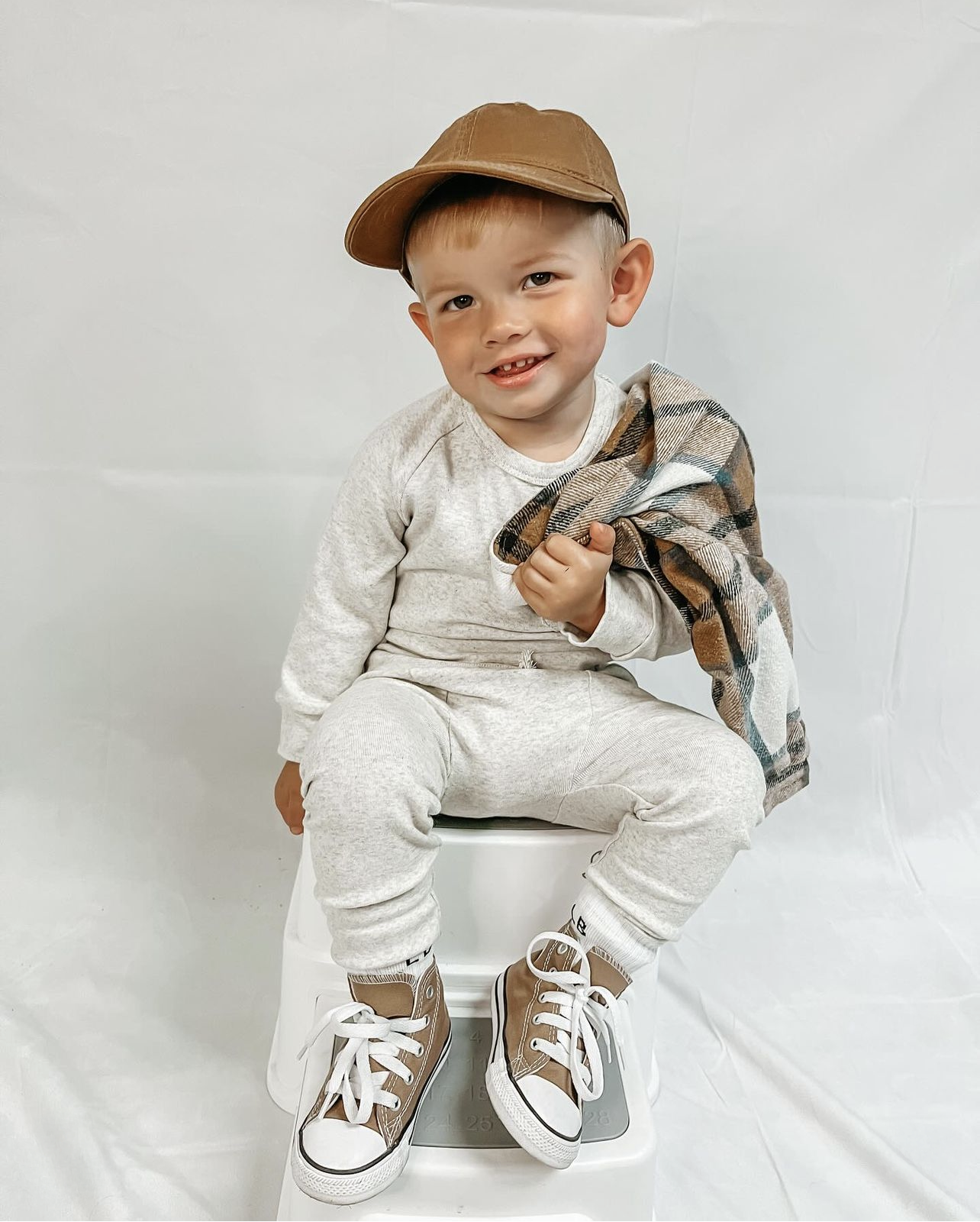 Lounge Set | Oatmeal Lucky Panda Kids