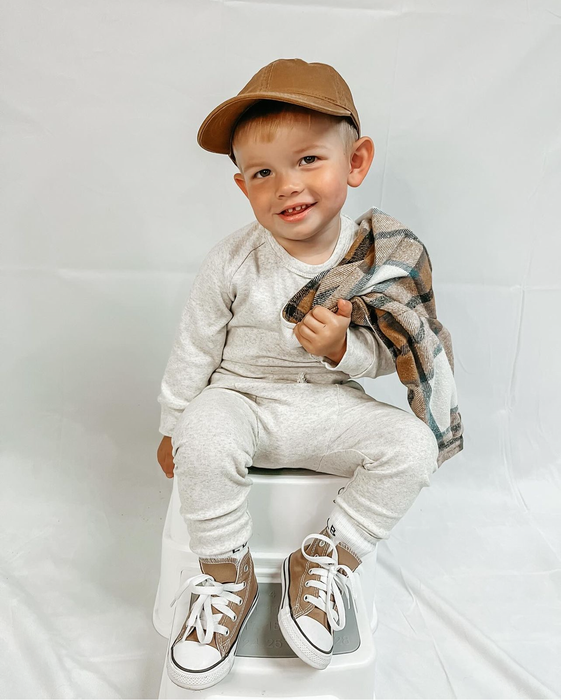 Lounge Set | Oatmeal Lucky Panda Kids