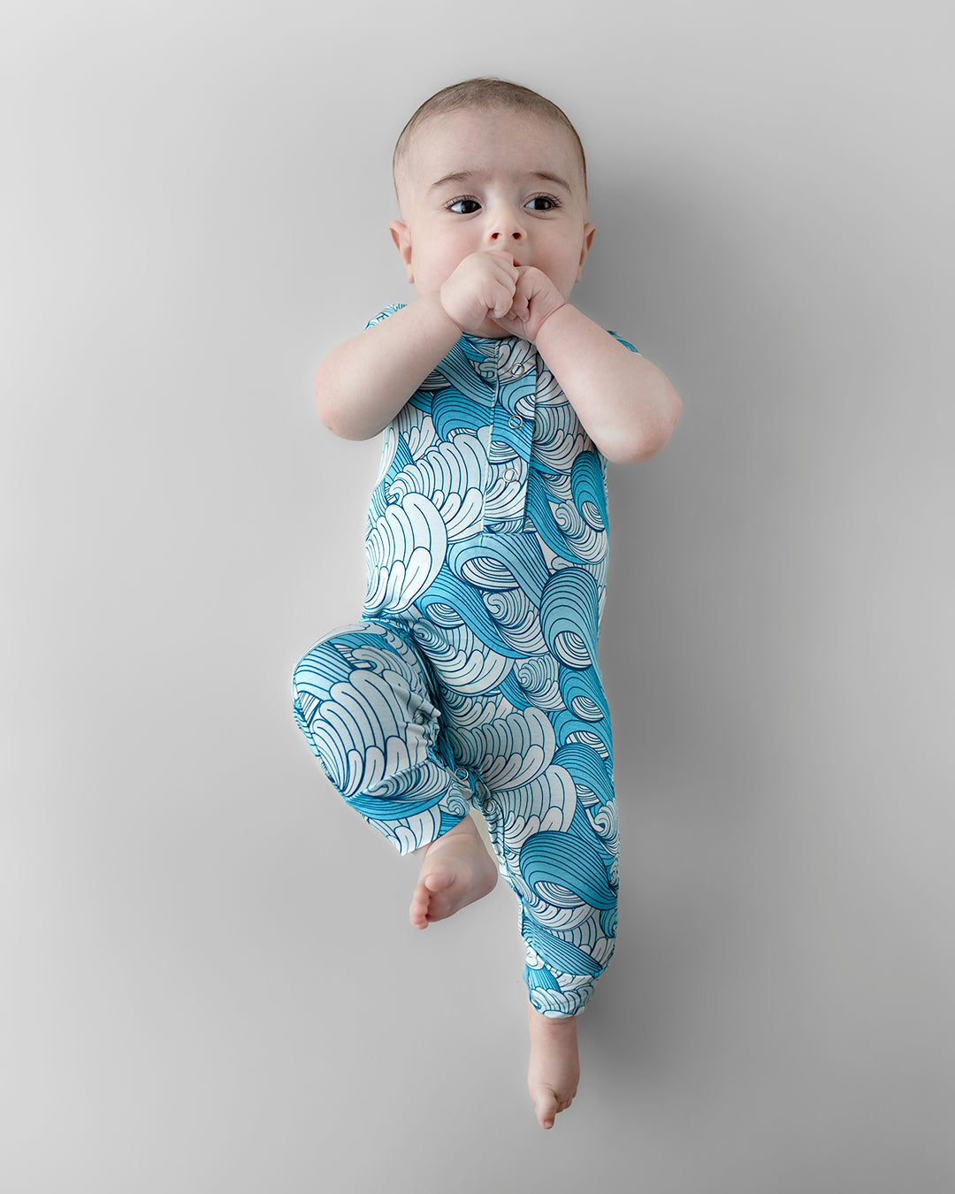 Pajama||Bamboo Jumpsuit Delmar Lucky Panda