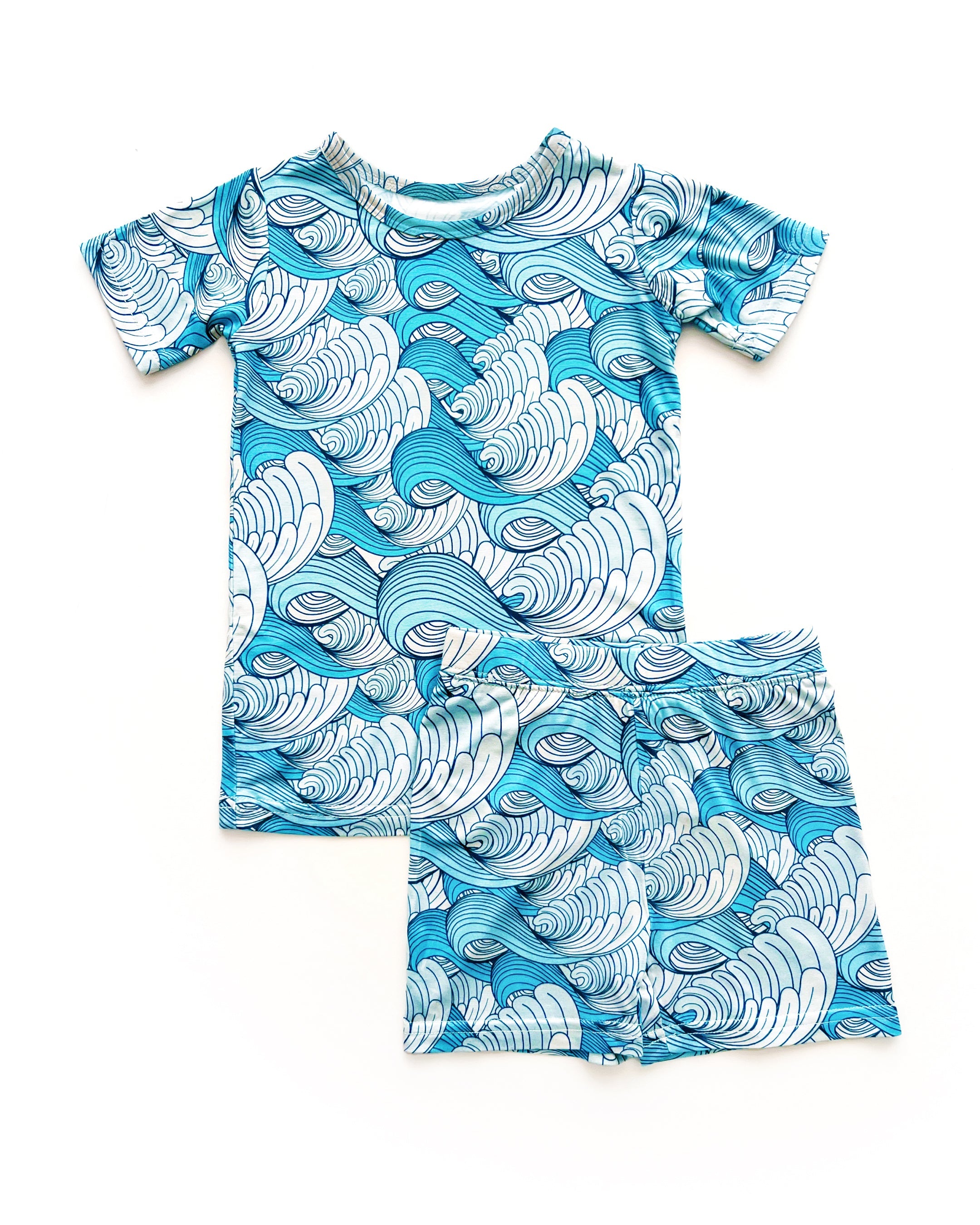 Pijama||Bamboo Shorts Set Lucky Panda Kids