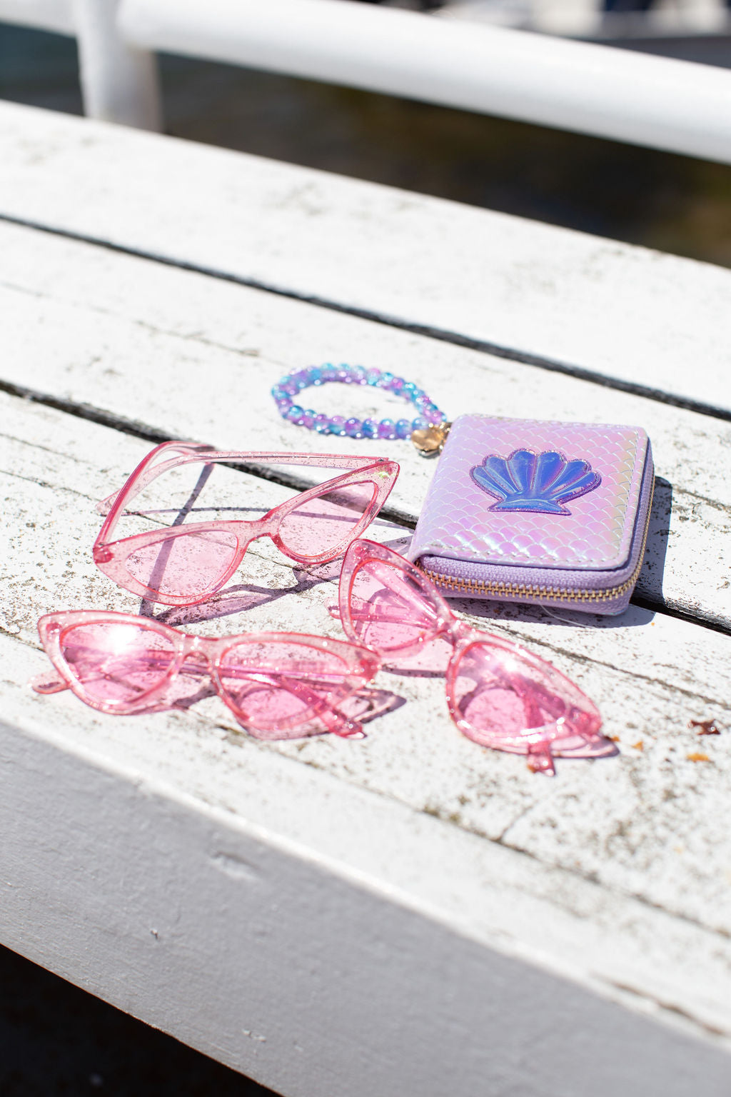 Sunglasses|| Glitter Pink