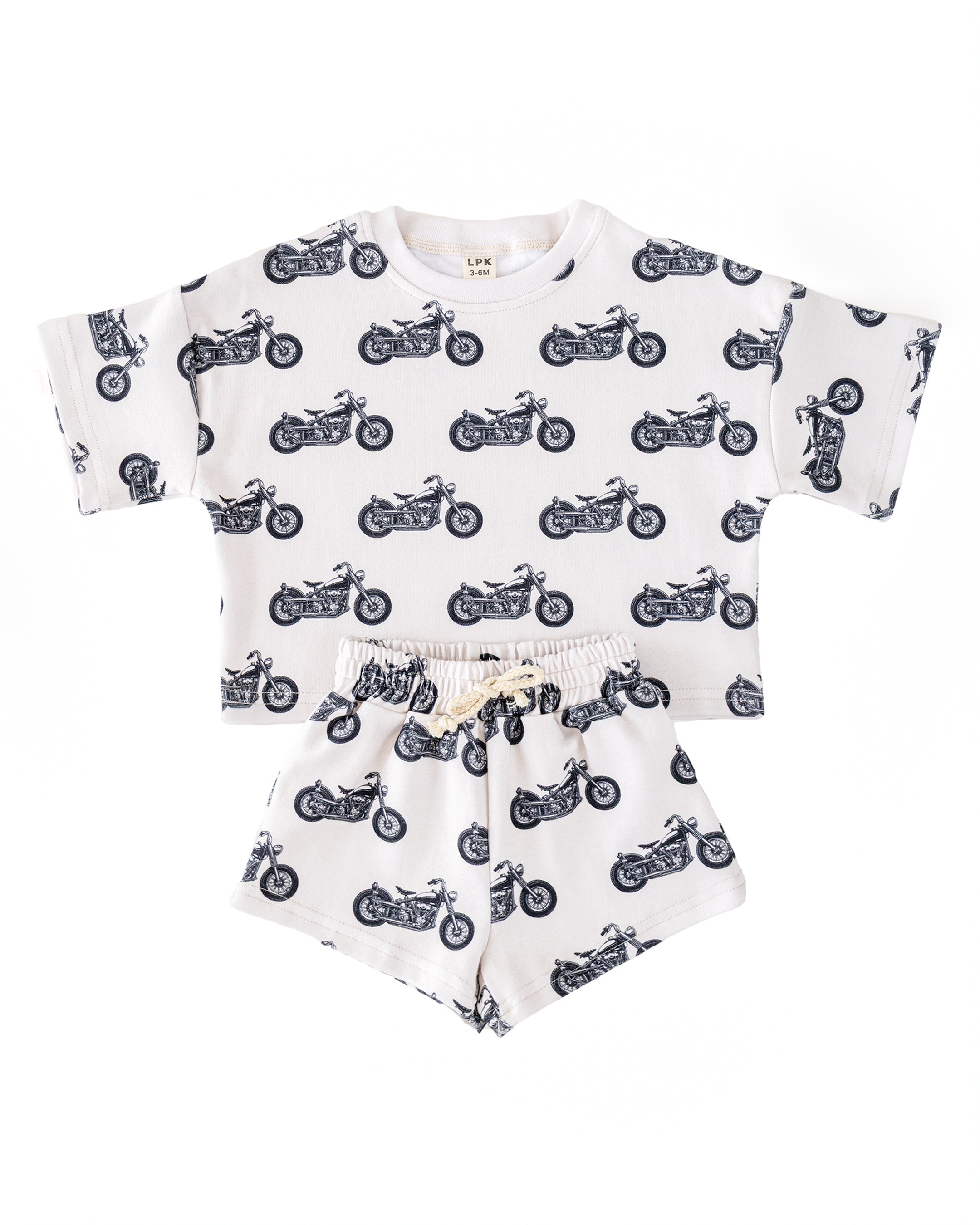 Shorts Set | Born to Ride LUCKY PANDA KIDS