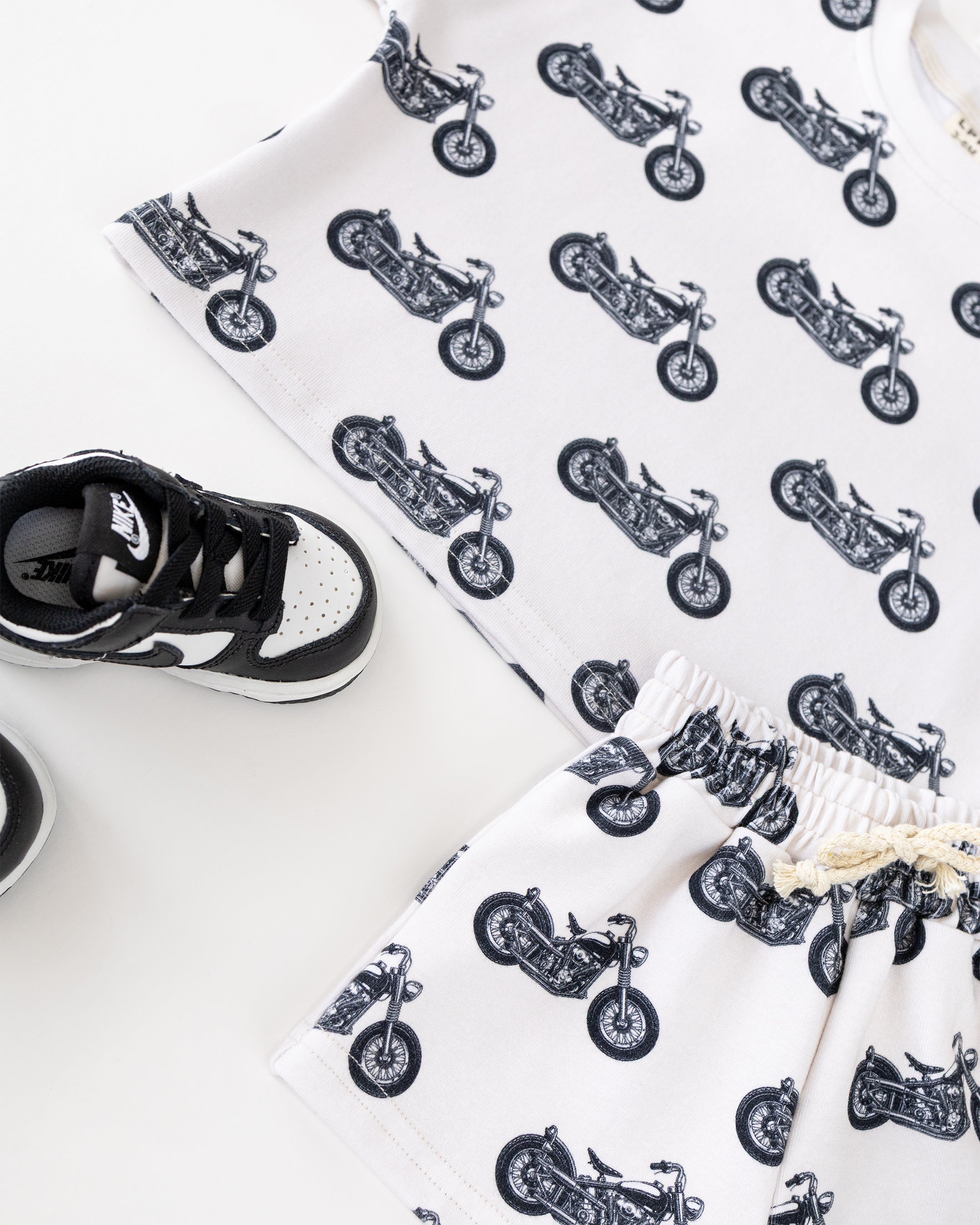 Shorts Set | Born to Ride LUCKY PANDA KIDS