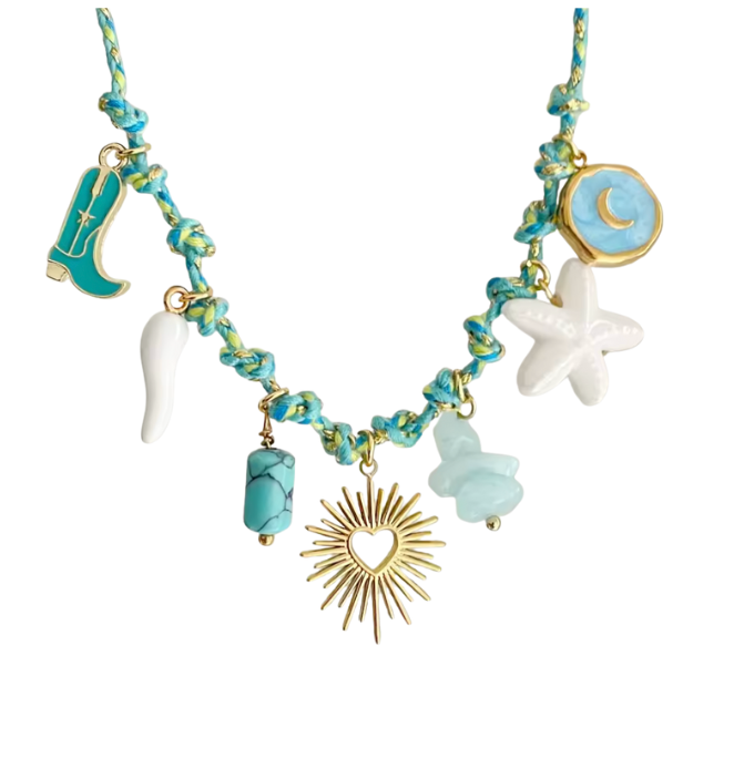 Necklace || Blue Coastal Charm