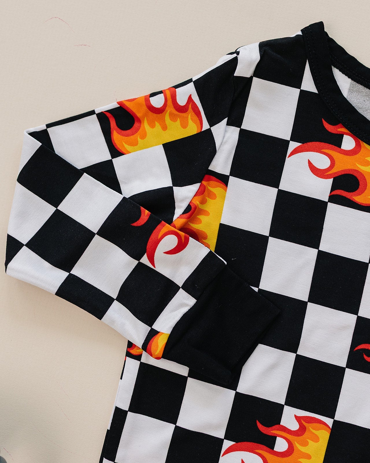 Bamboo Two Piece Set | Checker Blaze