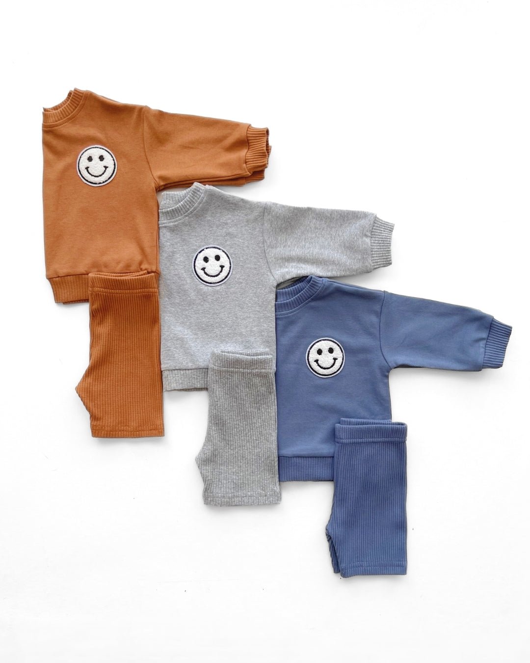 Biker Shorts Set | Blue LUCKY PANDA KIDS