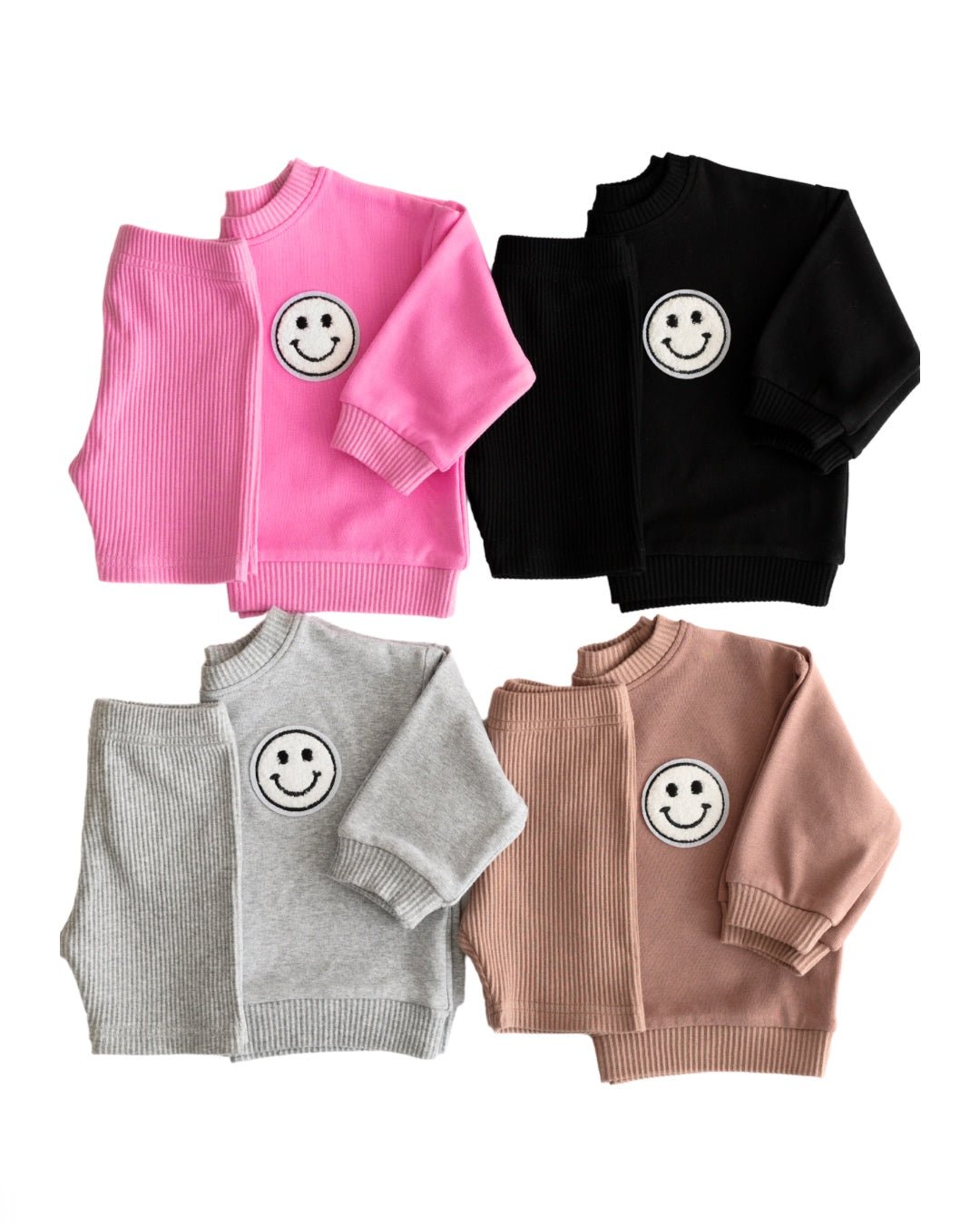 Biker Shorts Set | Pink LUCKY PANDA KIDS