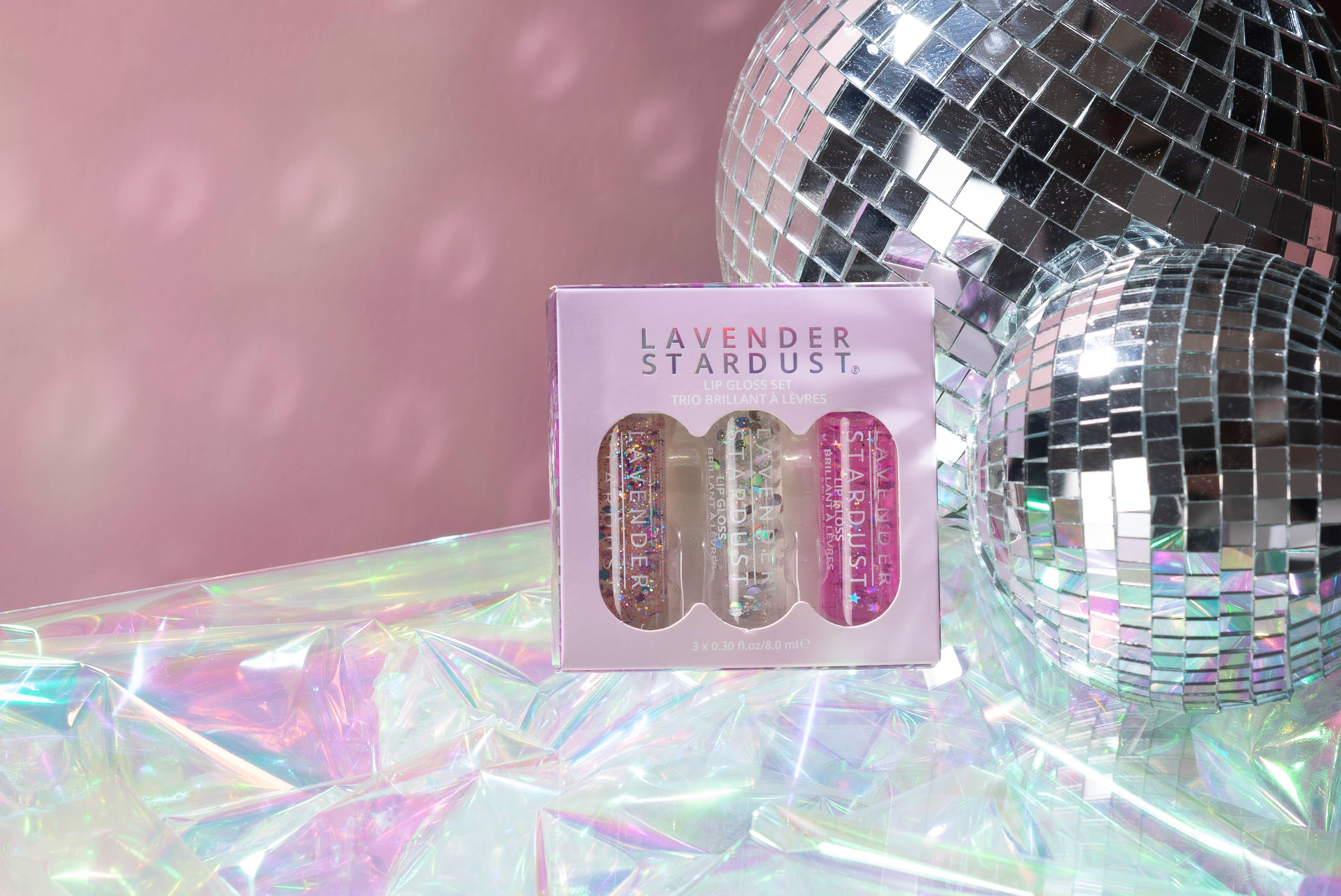 DISCO GLITTER LIP GLOSS TRIO SET