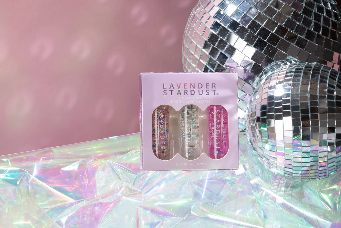 DISCO GLITTER LIP GLOSS TRIO SET